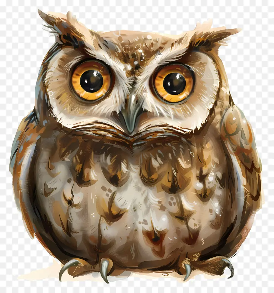 Hibou，Chouette Sur Branche PNG