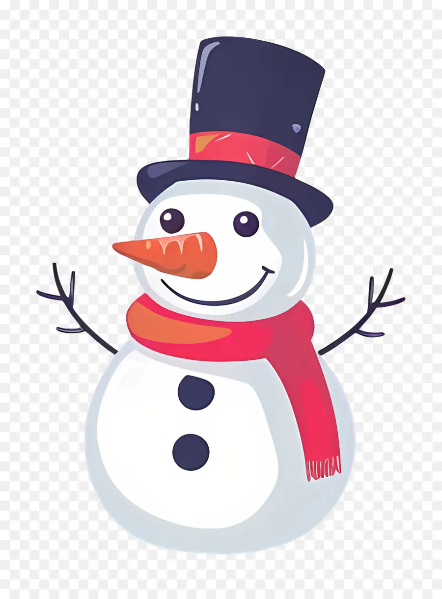 Bonhomme De Neige，Foulard PNG