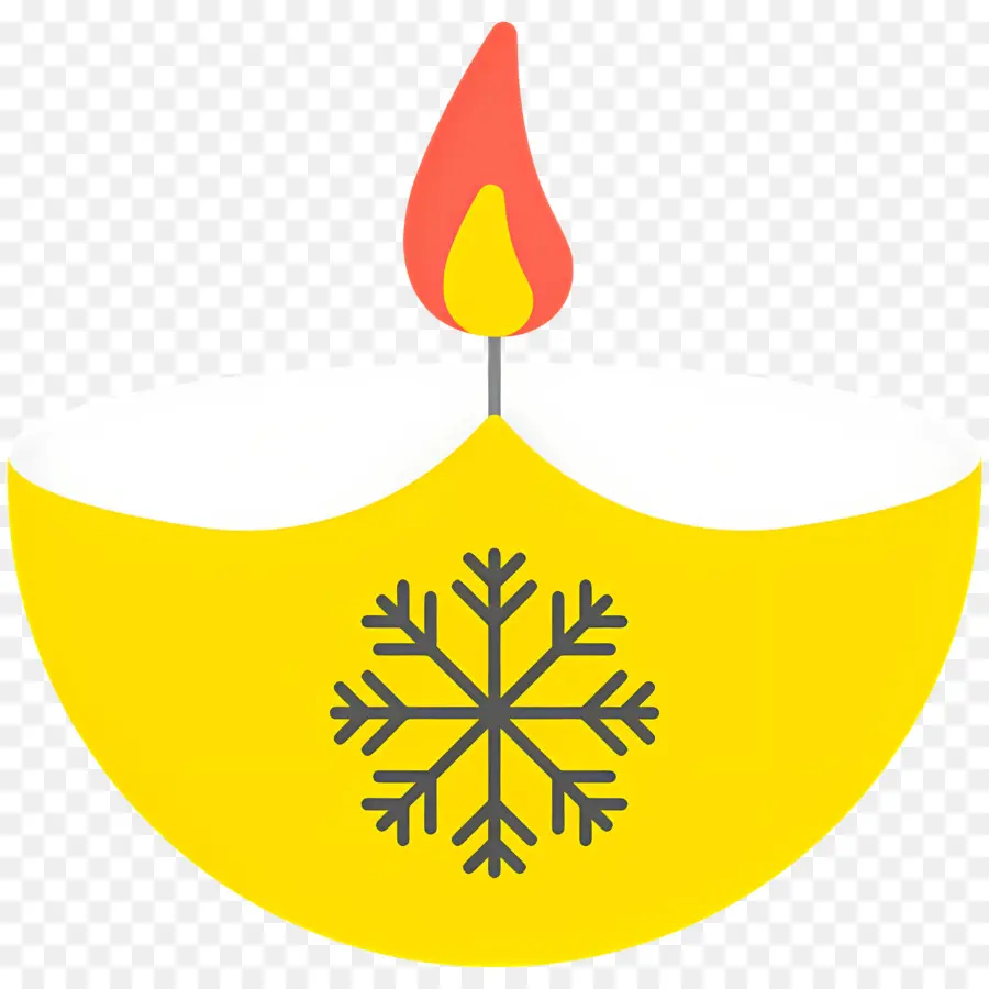 Diwali，Jaune Bougie PNG