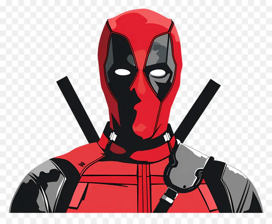 Deadpool，Costume Rouge PNG