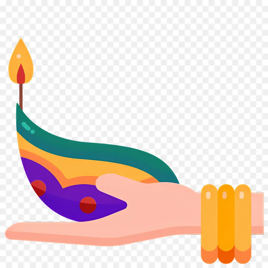 Diwali，Bougie PNG