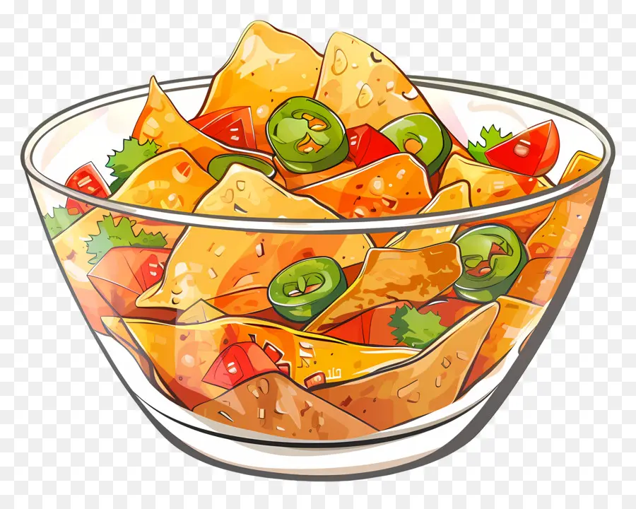 Bol De Nachos，Nachos PNG