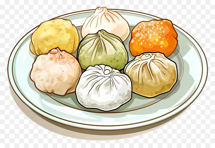 Dim Sum，Boulettes PNG