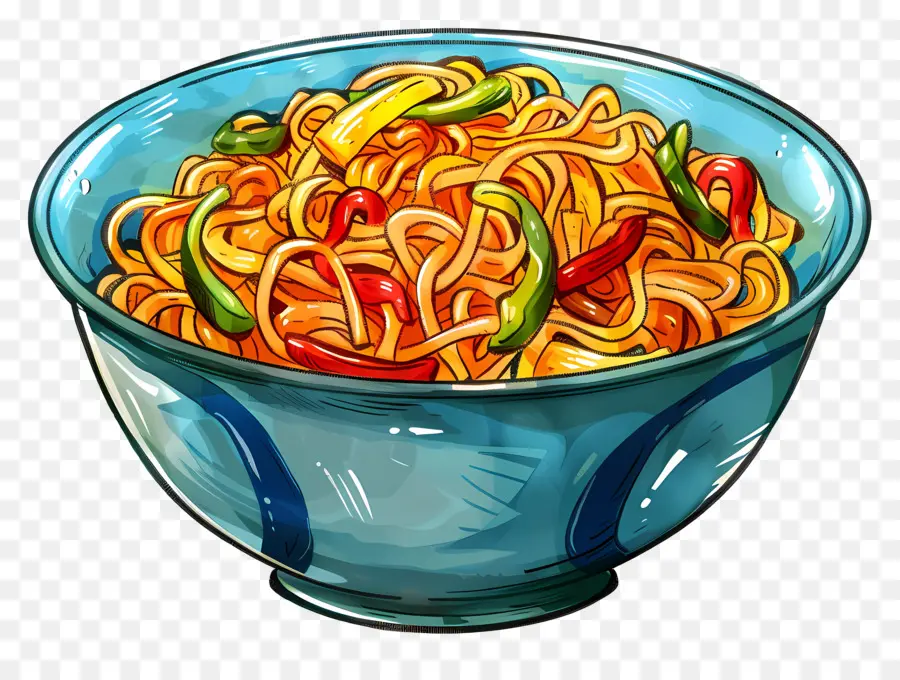 Chow Mein，Spaghetti PNG