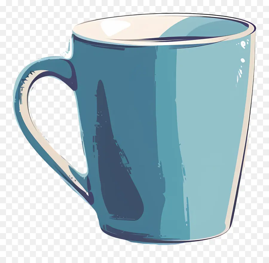 Tasse，Mug Bleu PNG