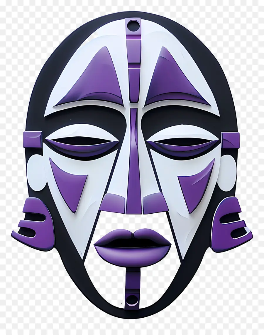 Masque Tribal，Design De Masque Unique PNG