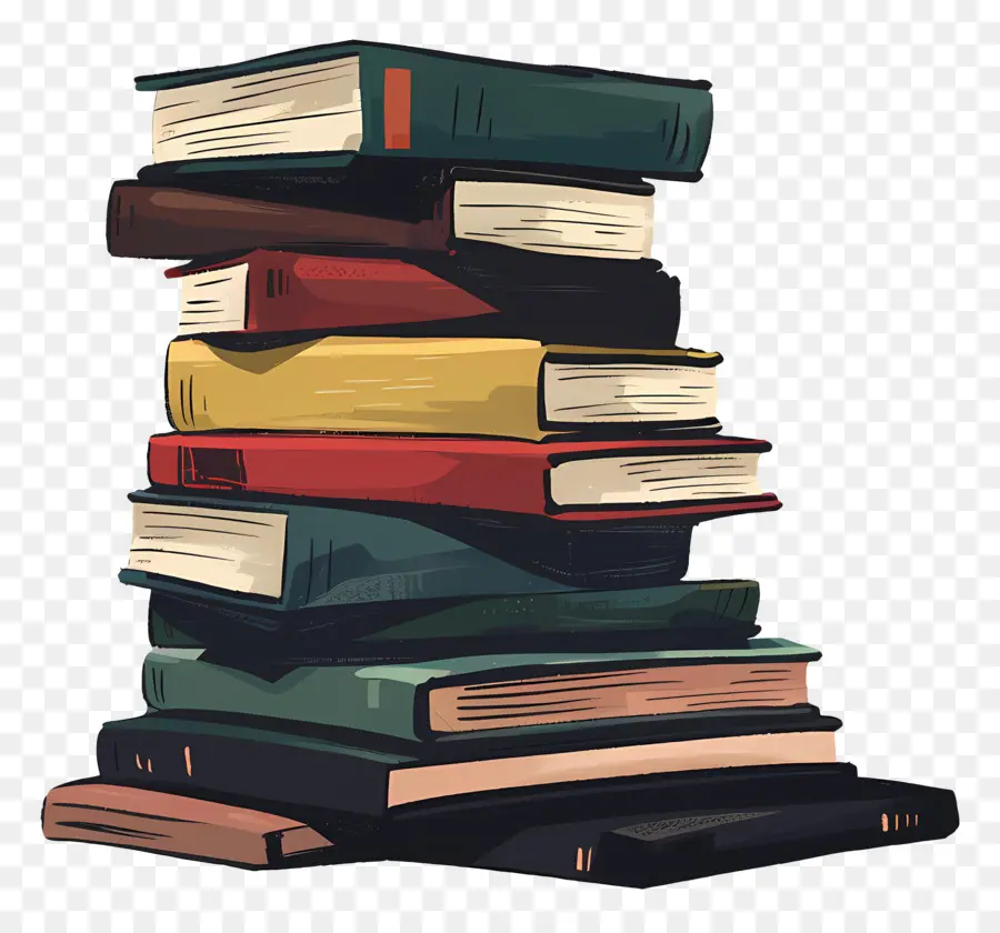 Livres，Pile De Livres PNG