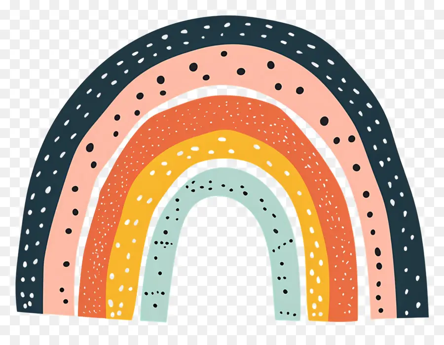 Arc En Ciel，Crayons De Couleur PNG