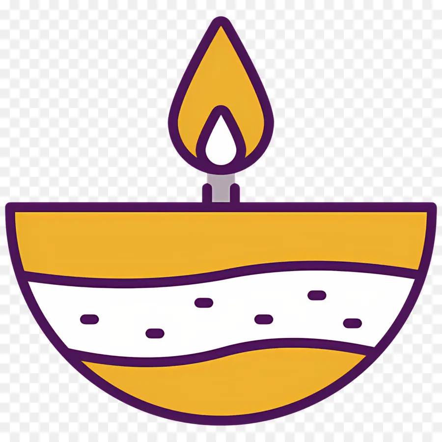 Diwali，Bougie PNG