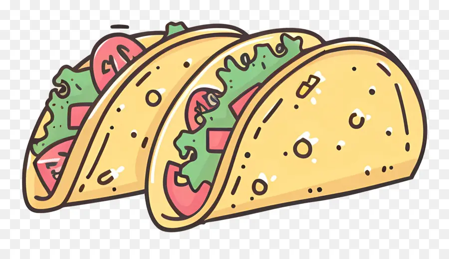 Tacos，Dessin Animé PNG