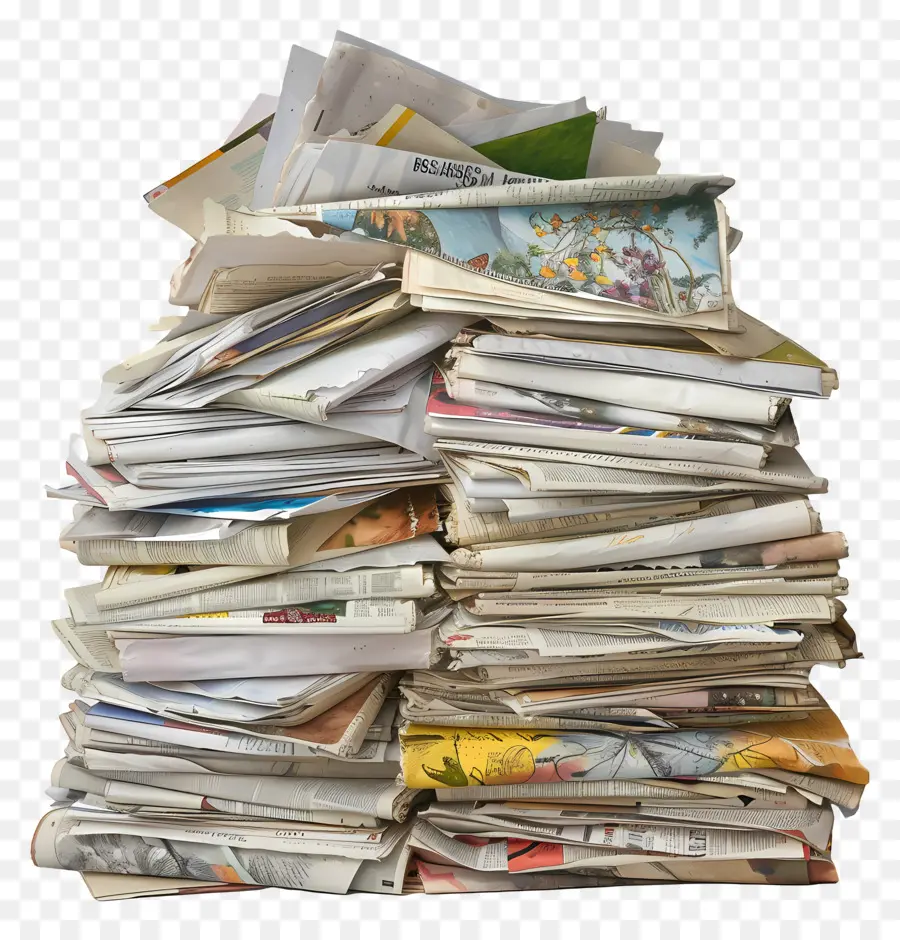 Pile De Papier，Pile De Papiers PNG