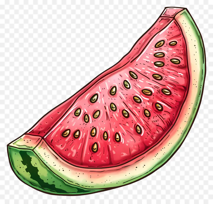 Tranche De Pastèque，Fruit PNG