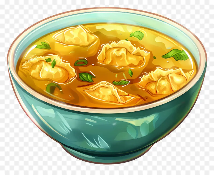 Soupe Won Ton，Bol à Soupe PNG