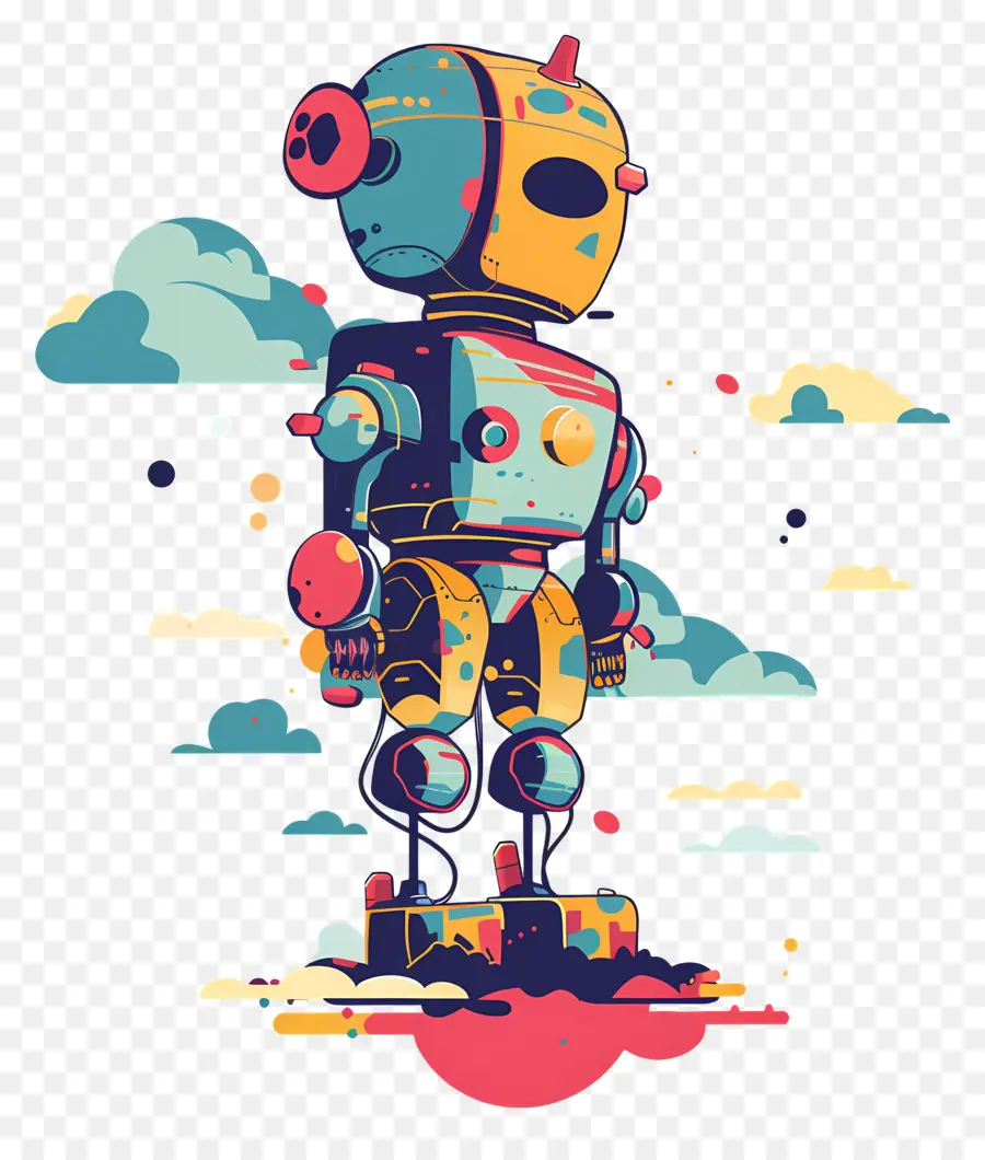 Robot，Dessin Animé PNG