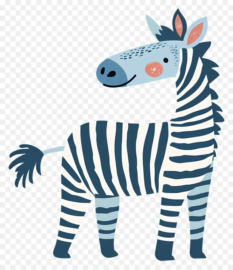 Dessin Animé Zebra，Rayures PNG