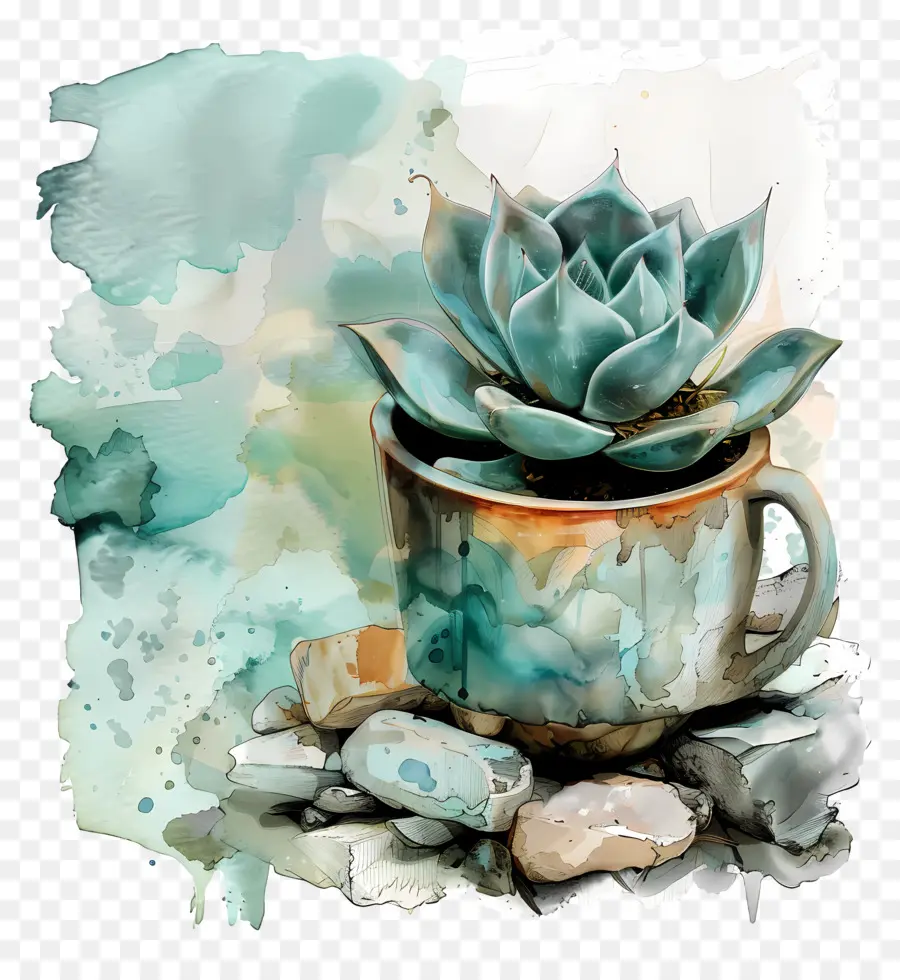 Café，Plante Succulente PNG