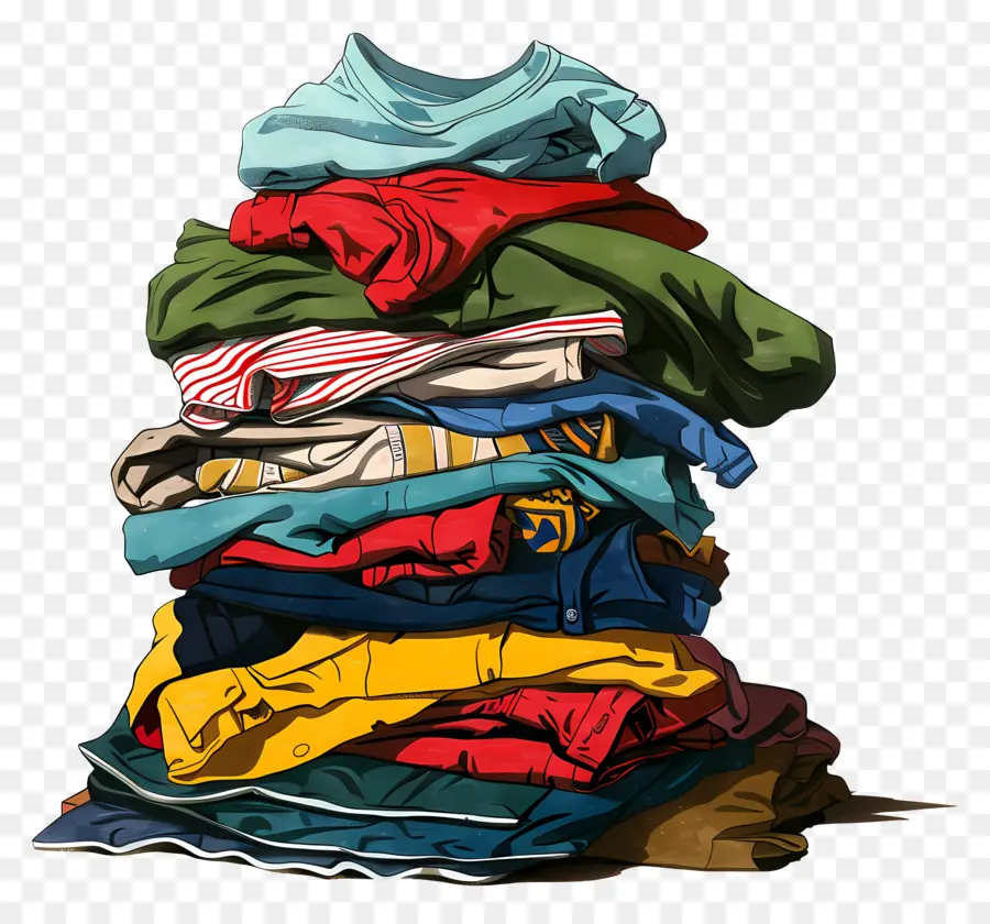 Pile De Vêtements，Vêtements PNG