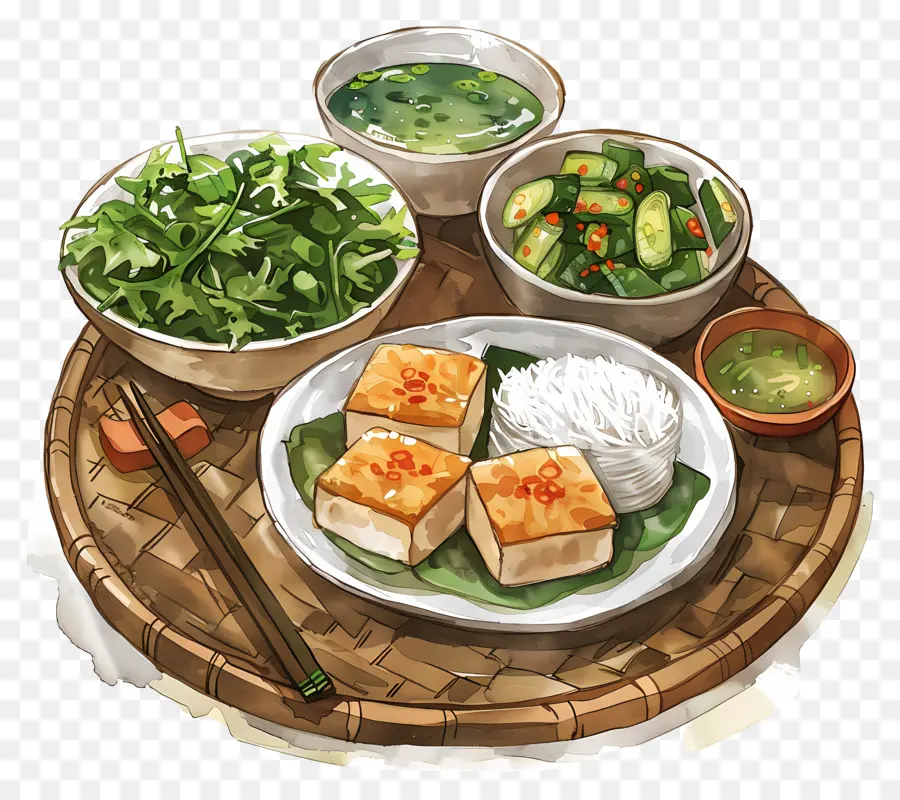 Cuisine Vietnamienne，Tofu PNG