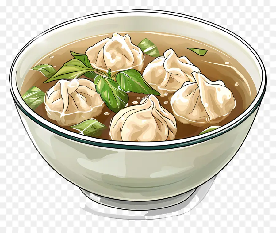 Soupe Wonton，Chaud Et Soupe Aigre PNG