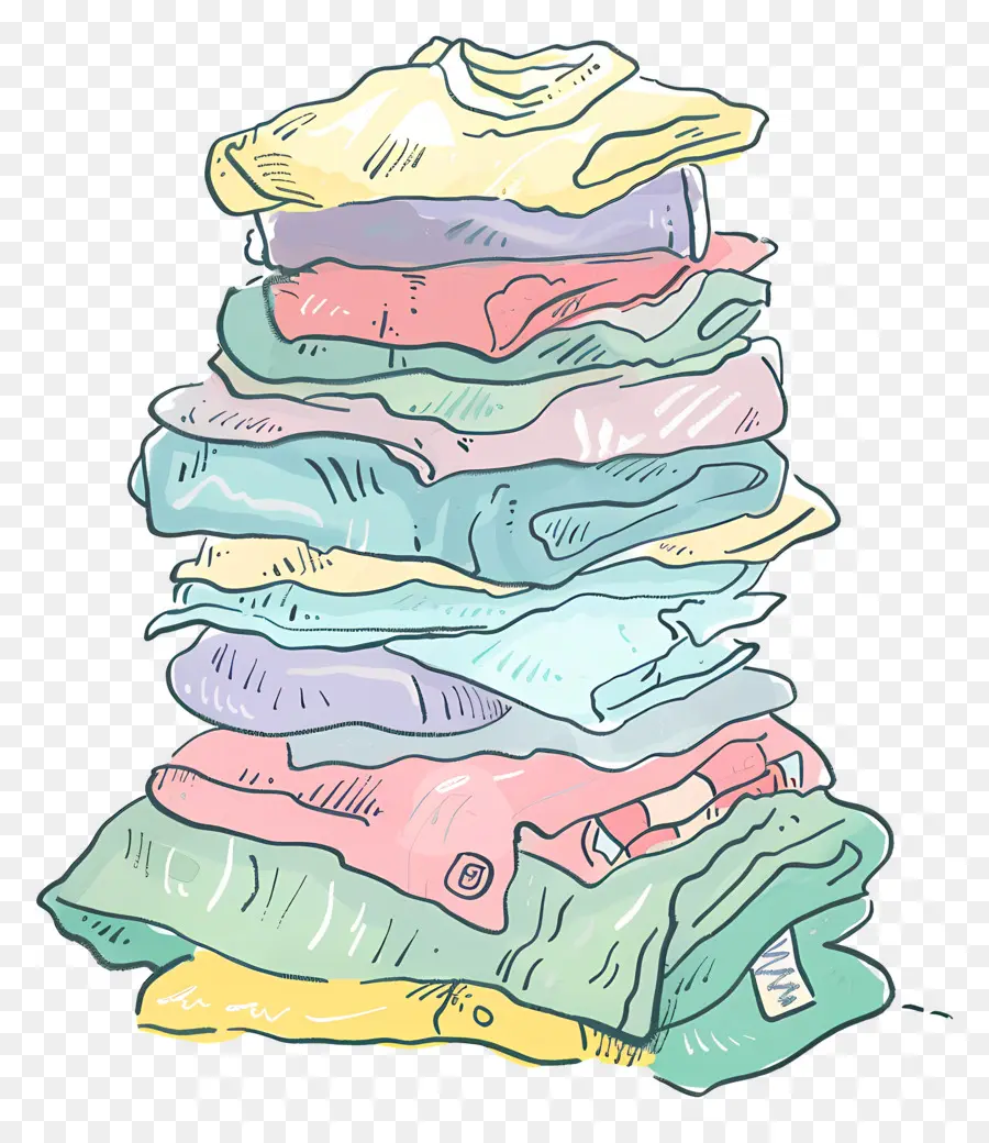 Pile De Vêtements，Vêtements PNG