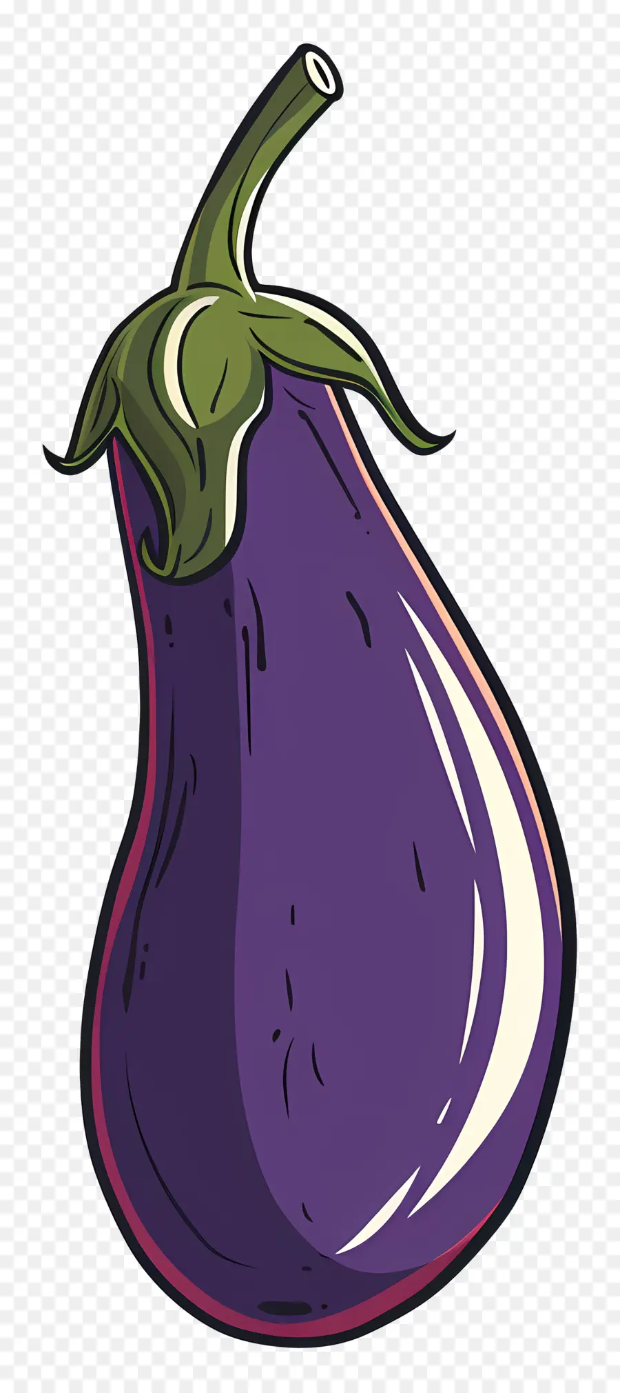 L'aubergine，Violet Aubergine PNG