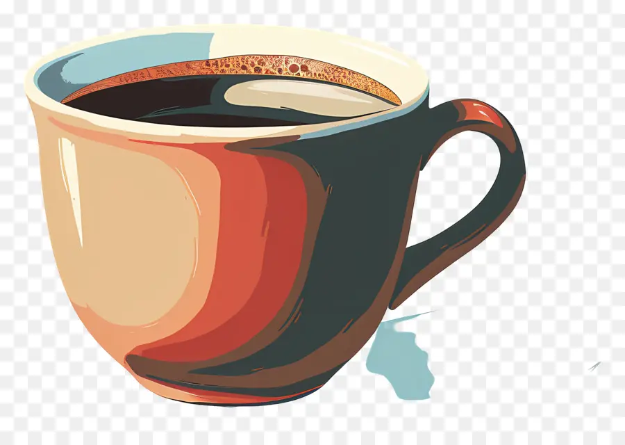 Tasse à Café，Tasse Et Soucoupe Colorées PNG