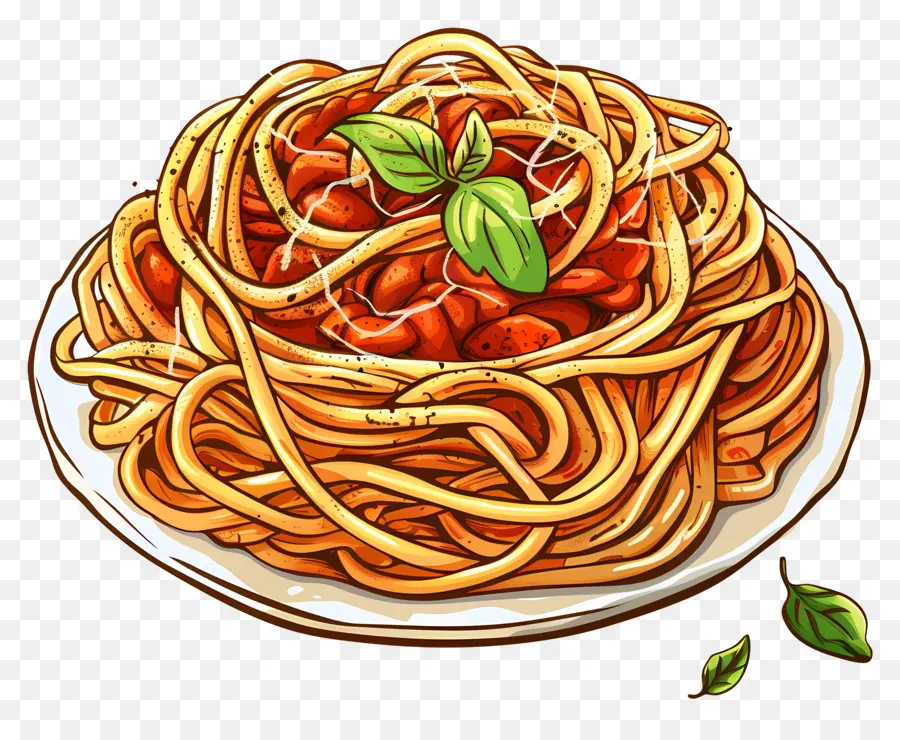 Spaghetti，Sauce à La Viande PNG