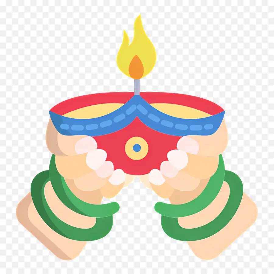 Diwali，Bougie PNG