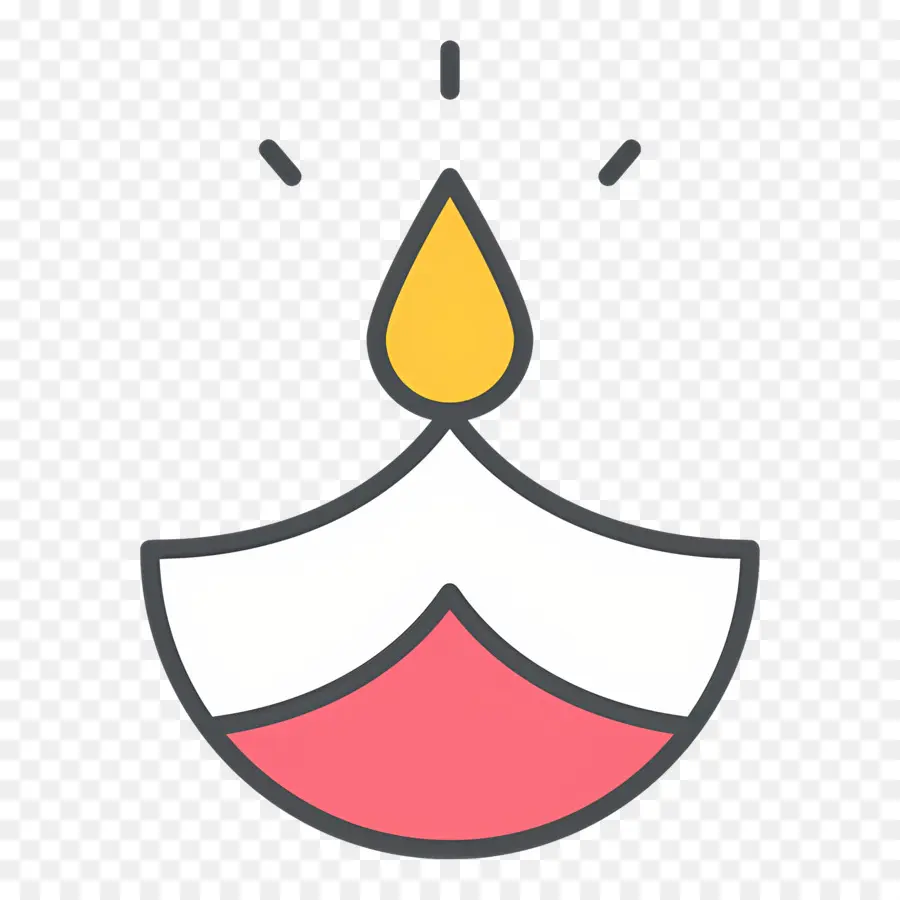 Diwali，Bougie PNG