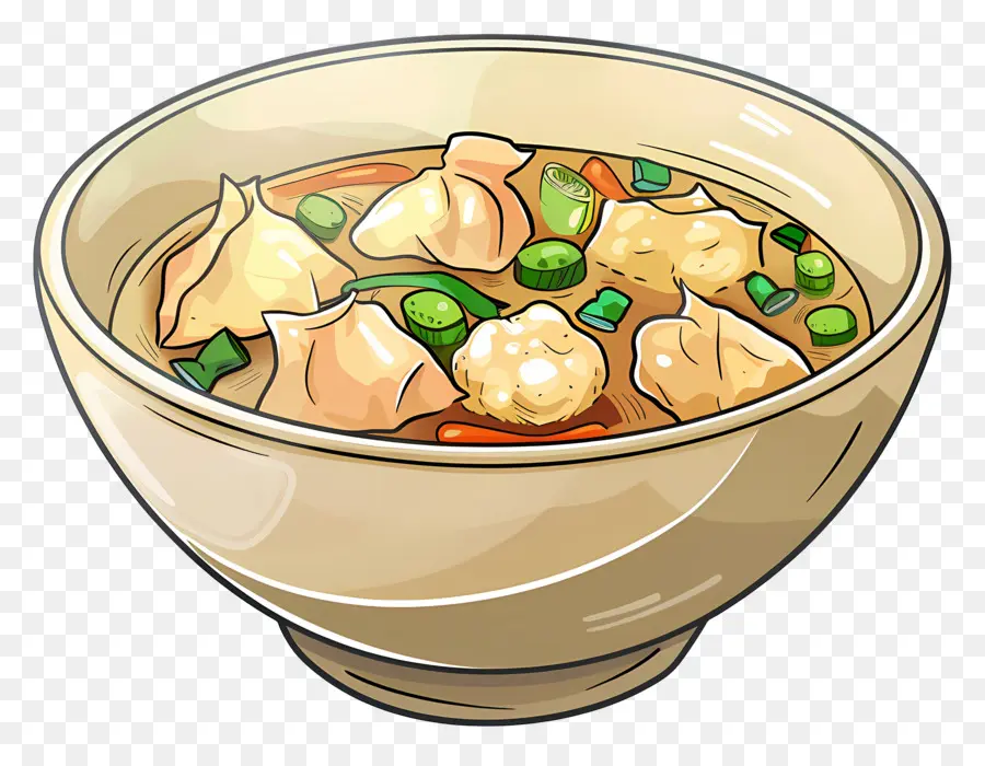 Soupe Wonton，Chaud Et Soupe Aigre PNG