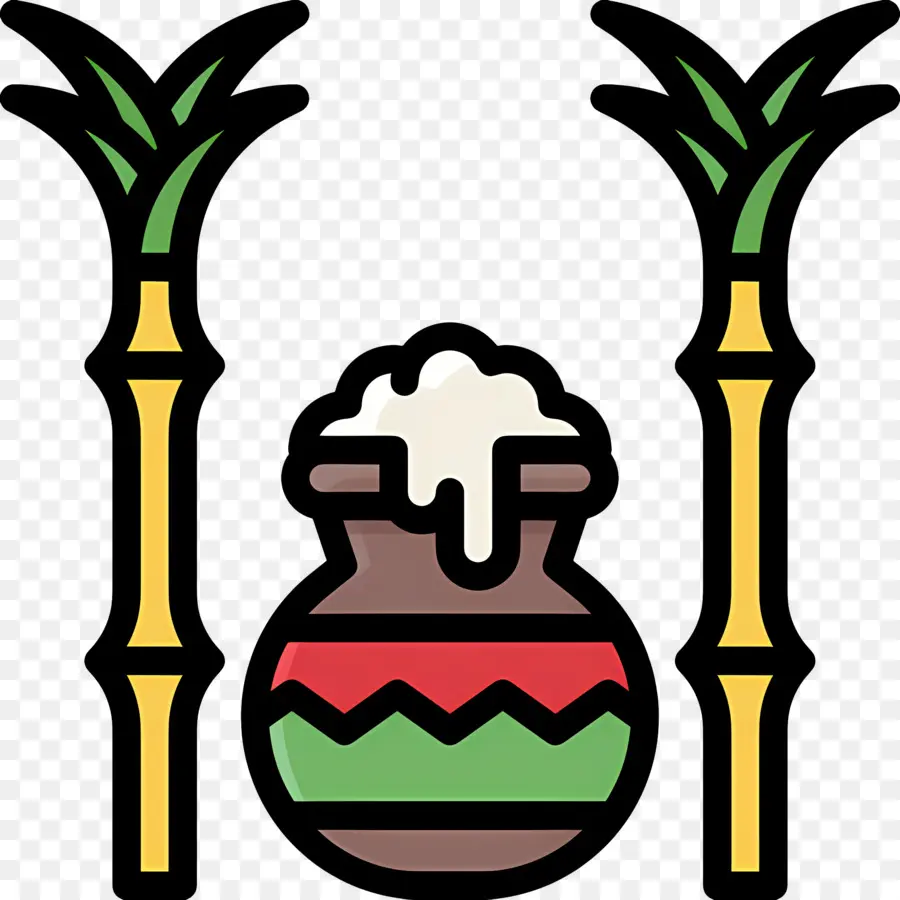 Pongal，Vert Pot PNG