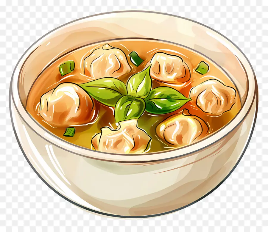 Soupe Wonton，Soupe à La Soupe PNG