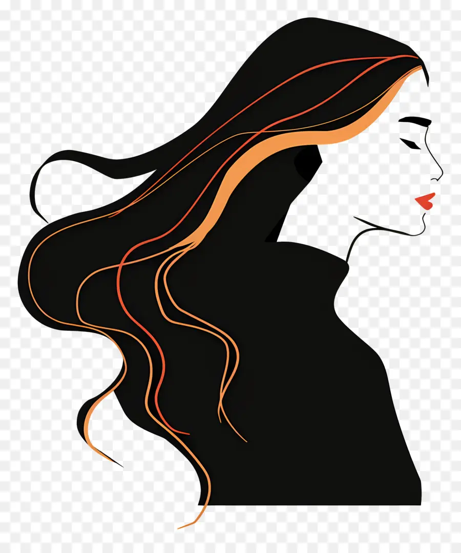 Cheveux，Femme PNG