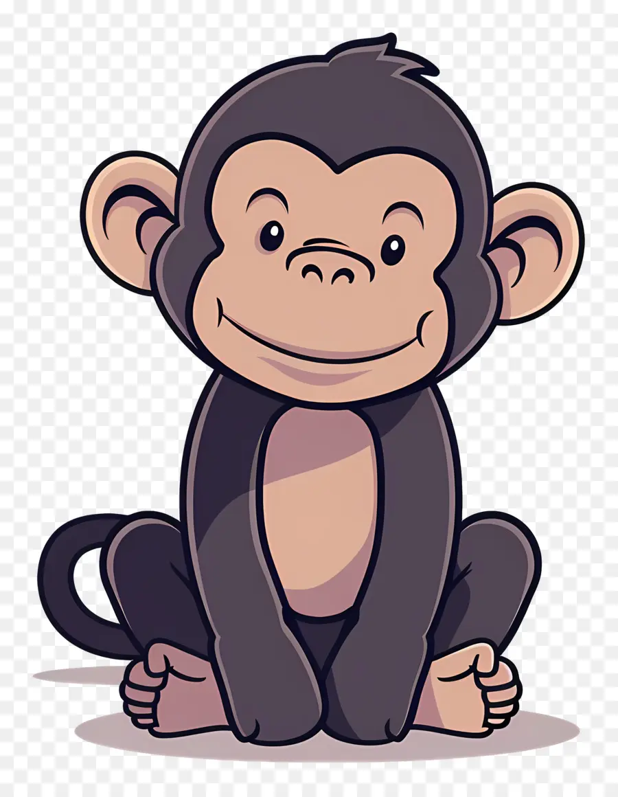 Singe De Dessin Animé，Singe Mignon PNG