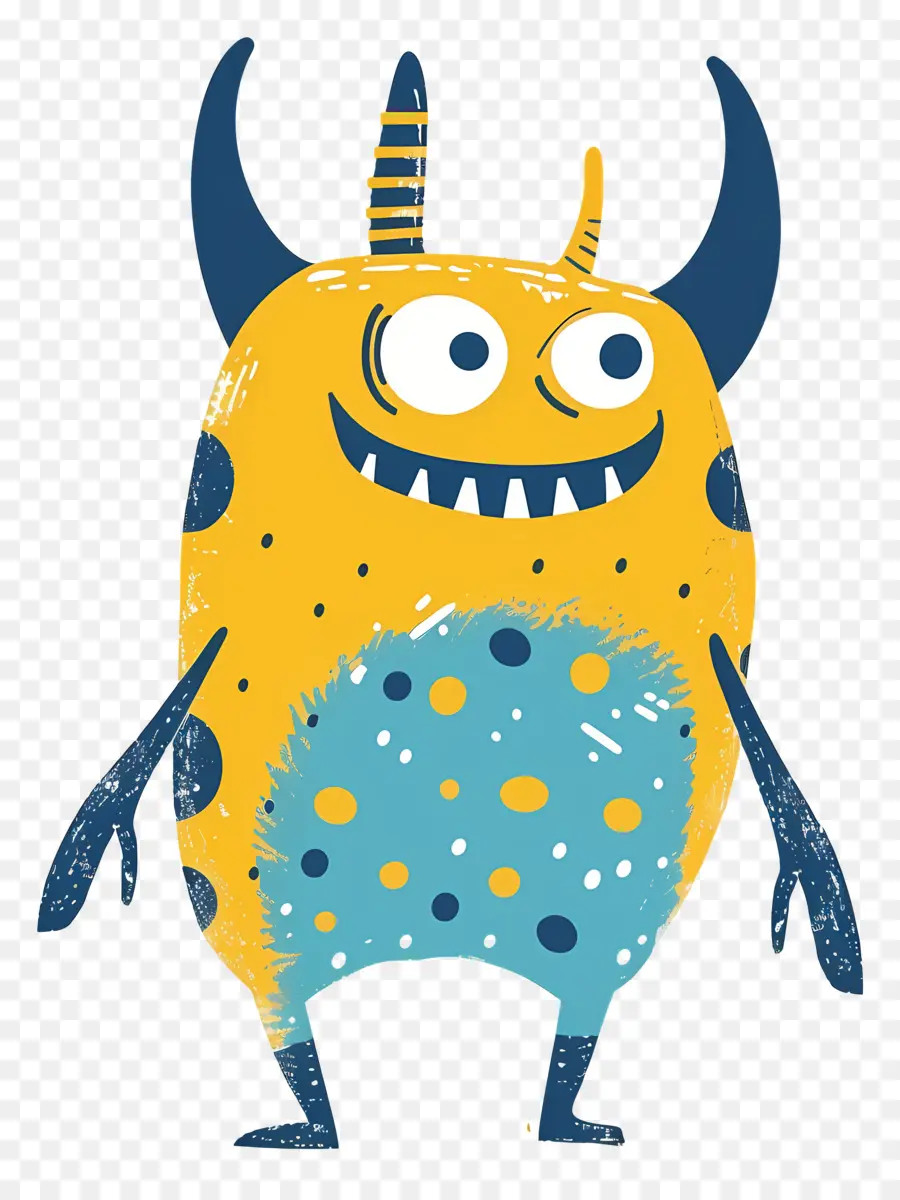 Dessin Animé Monster，Monstre Mignon PNG