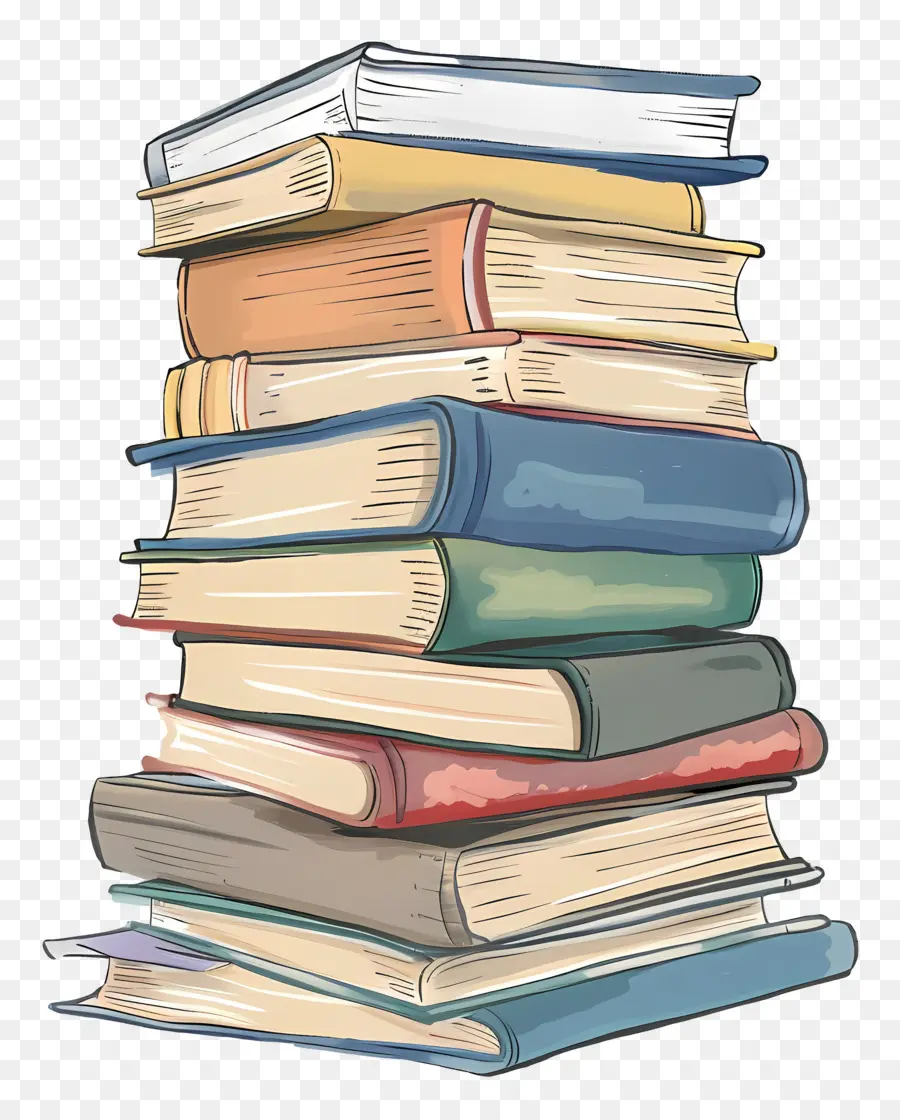 Pile De Livres，Livres PNG