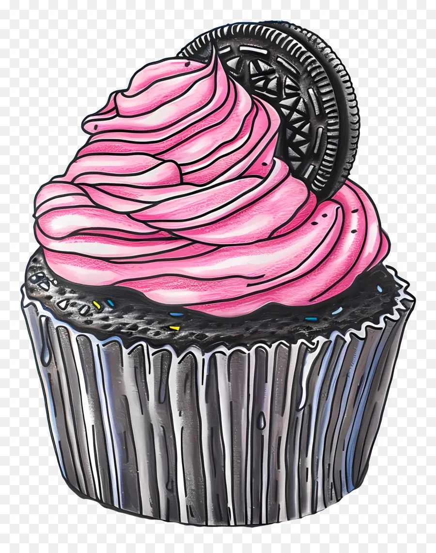 Petit Gâteau Oréo，Petit Gâteau Rose PNG