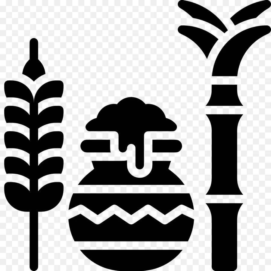 Pongal，Symboles De Récolte PNG