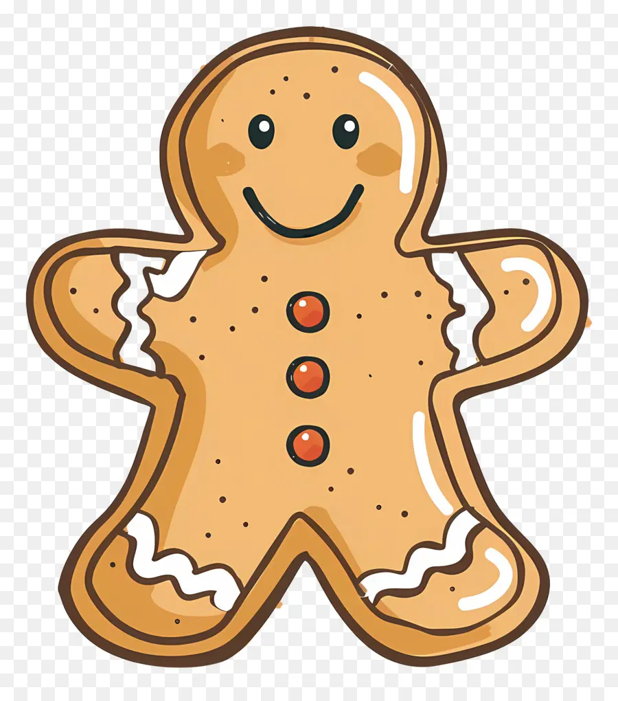 Biscuit De Pain D'épice De Noël，Homme De Pain D'épice PNG