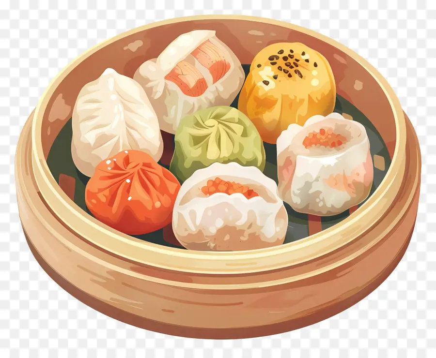 Dim Sum，Boulettes PNG