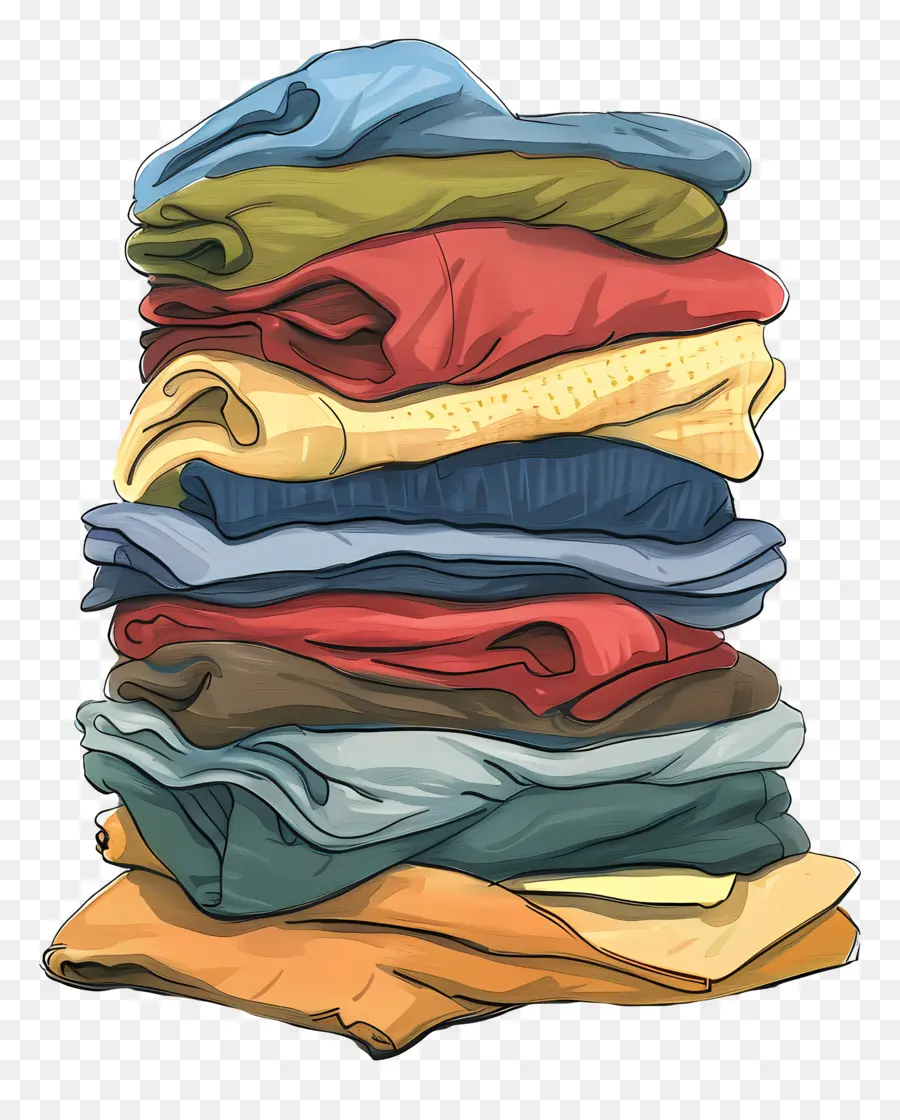 Pile De Vêtements，Vêtements PNG