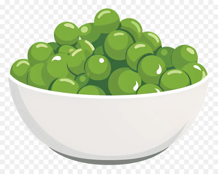 Bol De Petits Pois，Pois Verts PNG