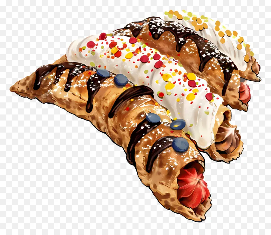 Cannoli，Pâtisserie PNG