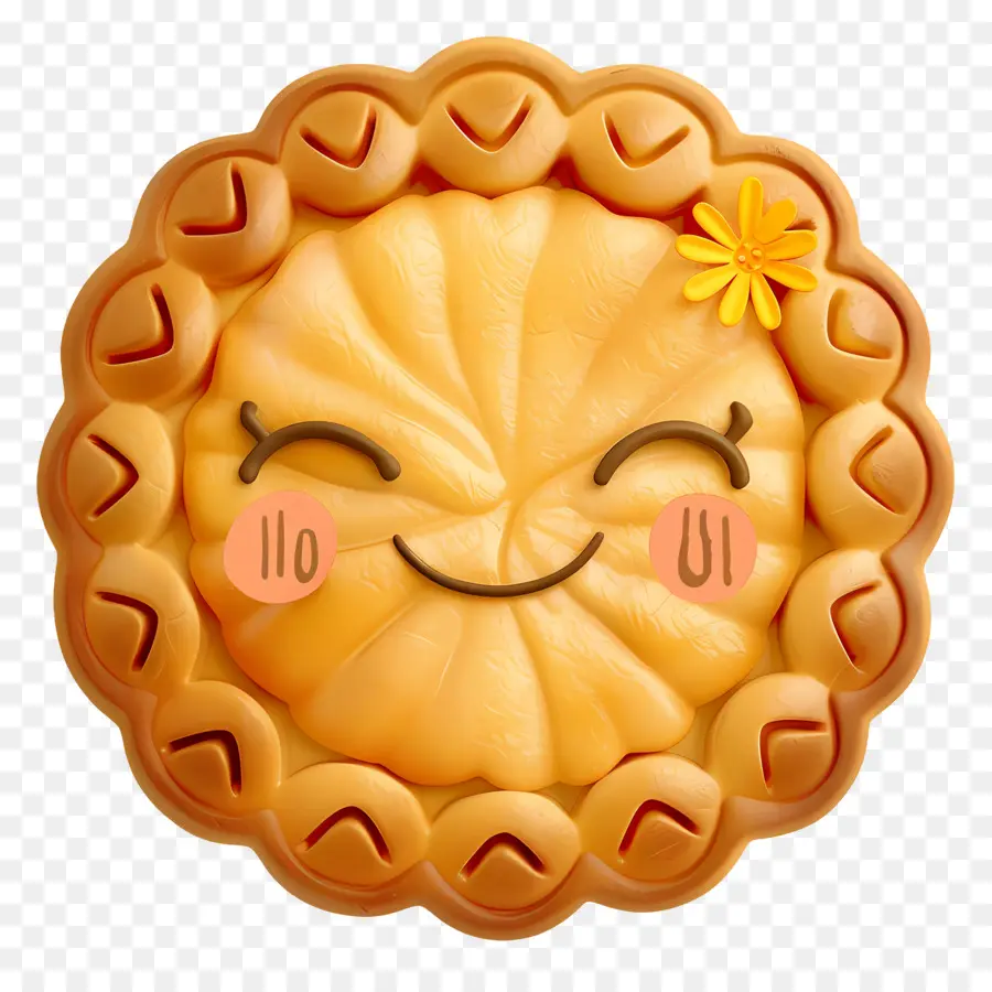 Gâteaux De Lune，Tarte Heureuse PNG