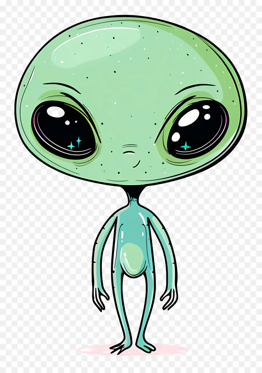 Alien De Dessin Animé，Étranger PNG