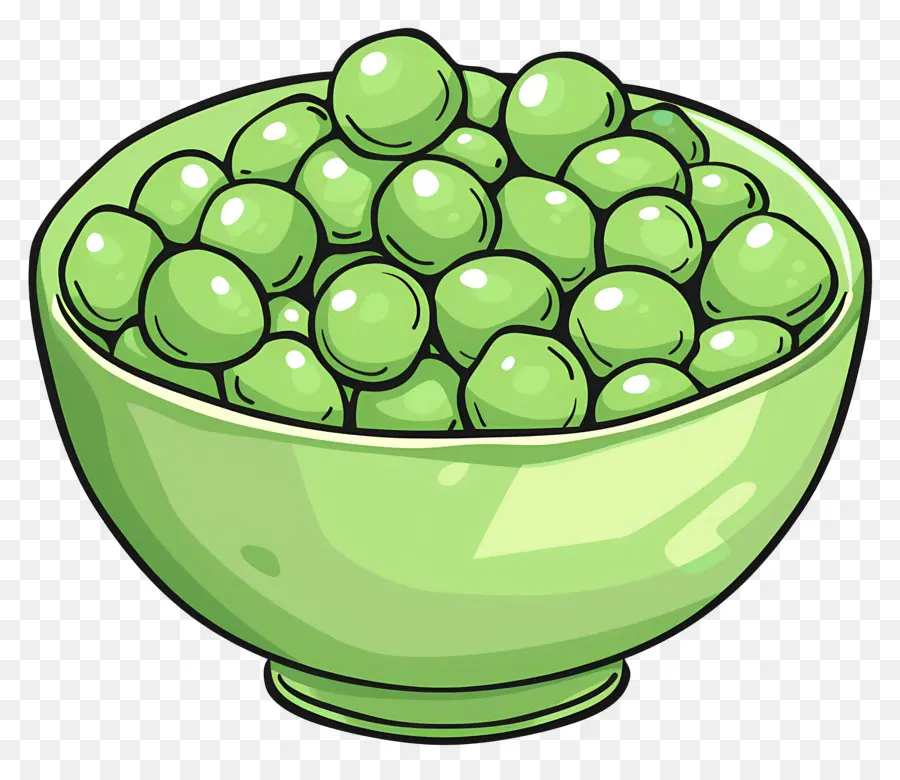 Bol De Petits Pois，Pois Verts PNG