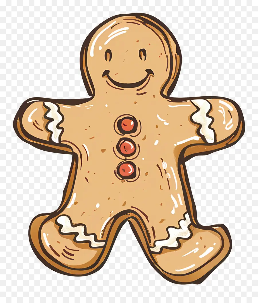 Biscuit De Pain D'épice De Noël，Homme De Pain D'épice PNG