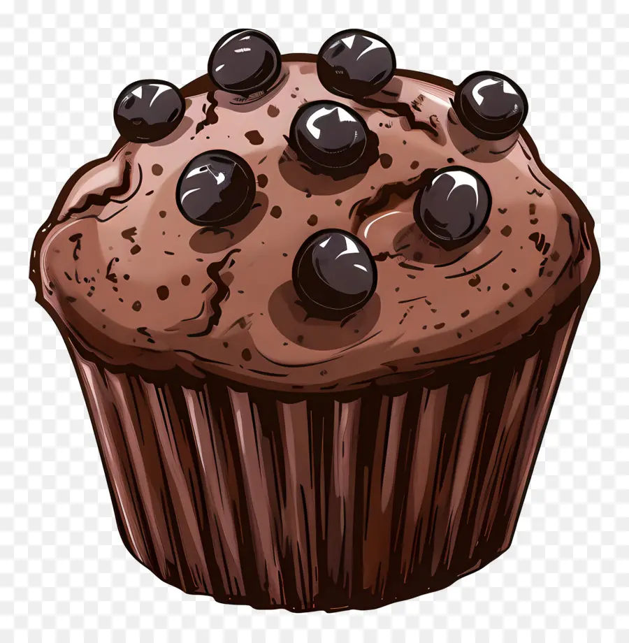 Muffins，Muffin Aux Bleuets PNG