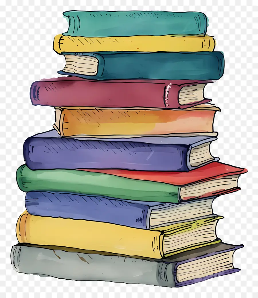 Pile De Livres，Livres PNG