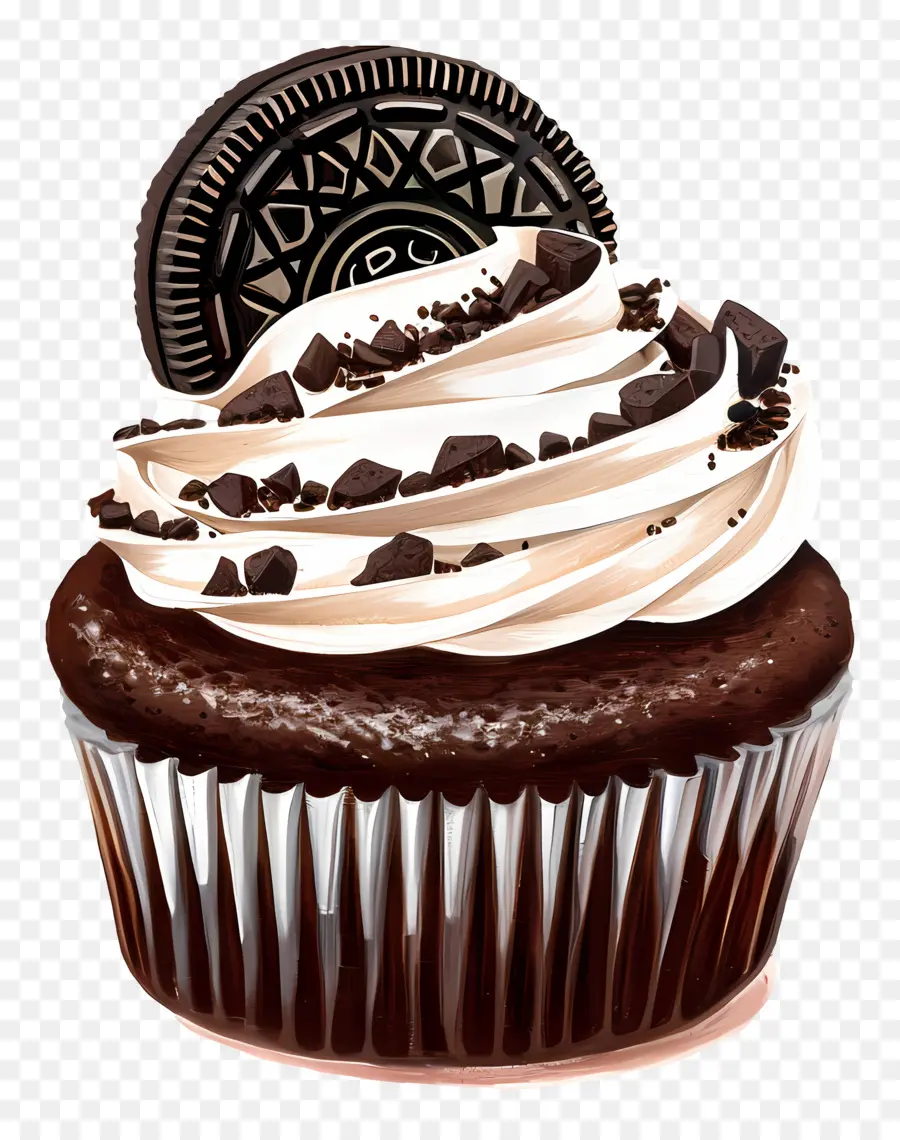 Petit Gâteau Oréo，Cupcake Aux Oréo PNG